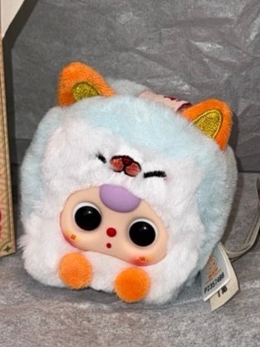 Baby Three Little Mahjong Plush Confirmed Hu Hu